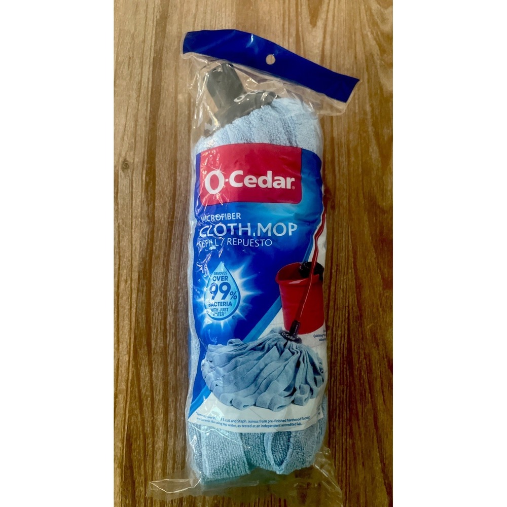 O-Cedar Microfiber Wet Cloth Mop Refill Replacement Mop Head Washable Sealed!